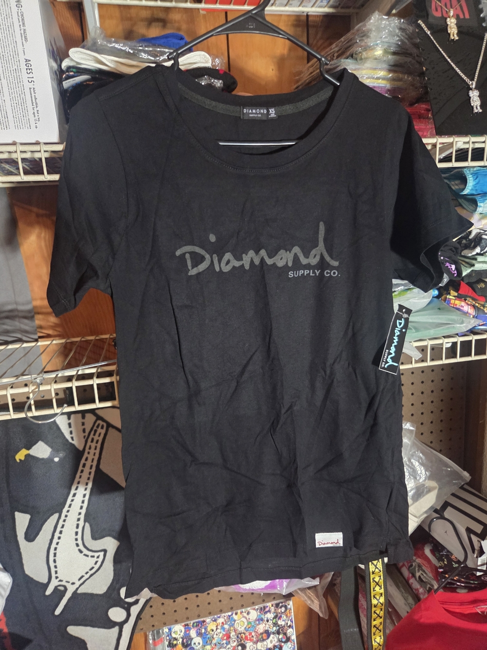Diamond Supply Co. Black Logo Tee